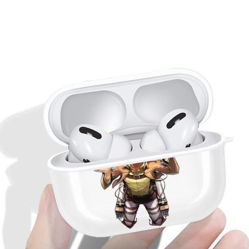 進撃の巨人 ハンジ·ゾエ Attack on Titan Hanji Zoe 【AirPods Pro用】ハードシェル保護ケース 耐衝撃・防指紋・カラビナ付き商品仕様