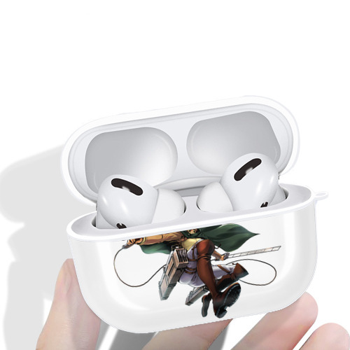 進撃の巨人 ハンジ·ゾエ Attack on Titan Hanji Zoe 【AirPods Pro用】ハードシェル保護ケース 耐衝撃・防指紋・カラビナ付き商品仕様