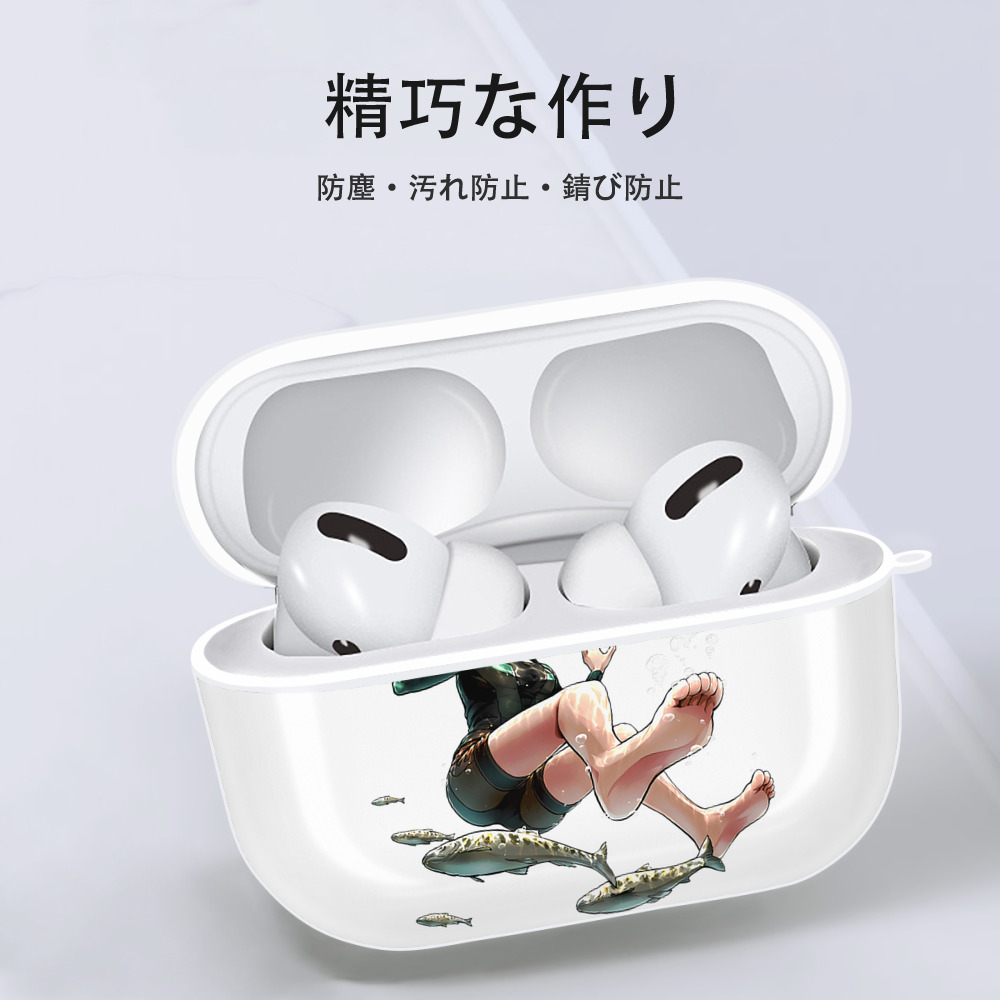 進撃の巨人 クリスタ·レンズ Attack on Titan Christa Lenz 【AirPods Pro用】ハードシェル保護ケース 耐衝撃・防指紋・カラビナ付き商品仕様
