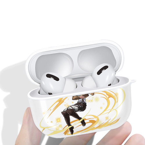 進撃の巨人 クリスタ·レンズ Attack on Titan Christa Lenz 【AirPods Pro用】ハードシェル保護ケース 耐衝撃・防指紋・カラビナ付き商品仕様