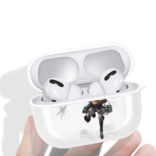 進撃の巨人 エルヴィン・スミス Attack on Titan Erwin Smith 【AirPods Pro用】ハードシェル保護ケース 耐衝撃・防指紋・カラビナ付き商品仕様