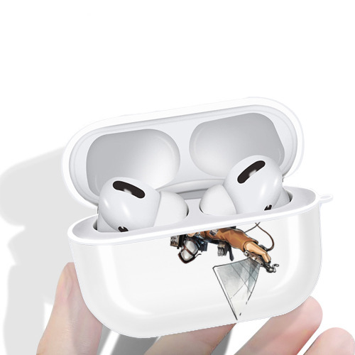 進撃の巨人 エルヴィン・スミス Attack on Titan Erwin Smith 【AirPods Pro用】ハードシェル保護ケース 耐衝撃・防指紋・カラビナ付き商品仕様