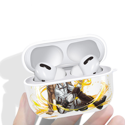 進撃の巨人 エルヴィン・スミス Attack on Titan Erwin Smith 【AirPods Pro用】ハードシェル保護ケース 耐衝撃・防指紋・カラビナ付き商品仕様