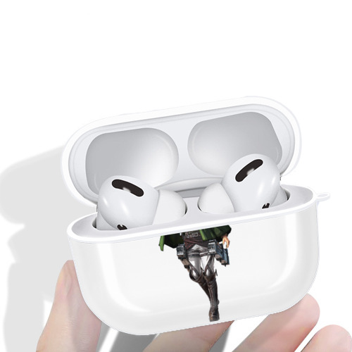 進撃の巨人 ミケ·ザカリアス Attack on Titan Mike Zakarius 【AirPods Pro用】ハードシェル保護ケース 耐衝撃・防指紋・カラビナ付き商品仕様