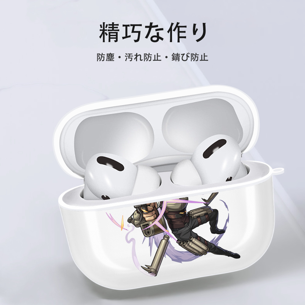 進撃の巨人 ケニー·アッカーマン Attack on Titan Kenny Ackerman 【AirPods Pro用】ハードシェル保護ケース 耐衝撃・防指紋・カラビナ付き商品仕様