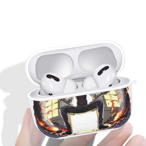 進撃の巨人 ケニー·アッカーマン Attack on Titan Kenny Ackerman 【AirPods Pro用】ハードシェル保護ケース 耐衝撃・防指紋・カラビナ付き商品仕様