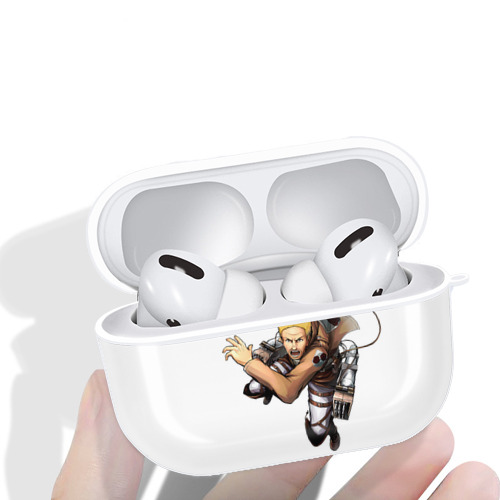 進撃の巨人 ハンネス Attack on Titan Hannes 【AirPods Pro用】ハードシェル保護ケース 耐衝撃・防指紋・カラビナ付き商品仕様
