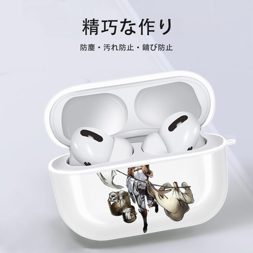 進撃の巨人 ペトラ·ラル Attack on Titan Petra Rall 【AirPods Pro用】ハードシェル保護ケース 耐衝撃・防指紋・カラビナ付き商品仕様