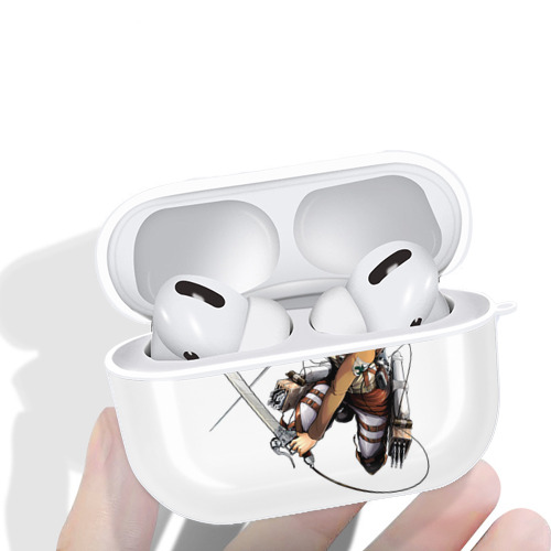 進撃の巨人 ヒツチ Attack on Titan Hitch 【AirPods Pro用】ハードシェル保護ケース 耐衝撃・防指紋・カラビナ付き商品仕様