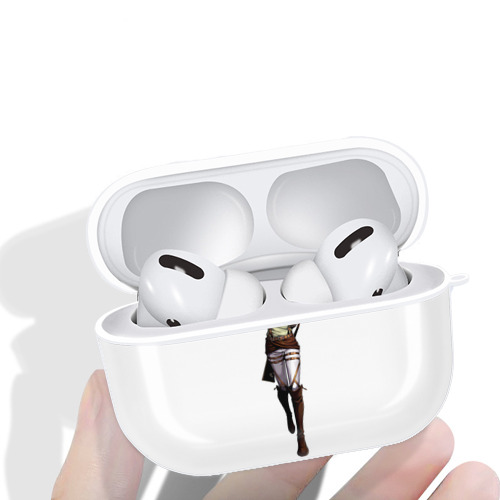 進撃の巨人 ヒツチ Attack on Titan Hitch 【AirPods Pro用】ハードシェル保護ケース 耐衝撃・防指紋・カラビナ付き商品仕様