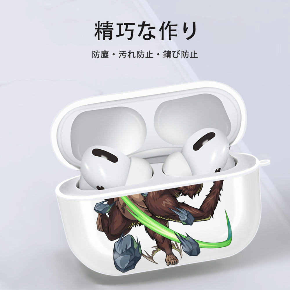 進撃の巨人 Attack on Titan 【AirPods Pro用】ハードシェル保護ケース 耐衝撃・防指紋・カラビナ付き商品仕様