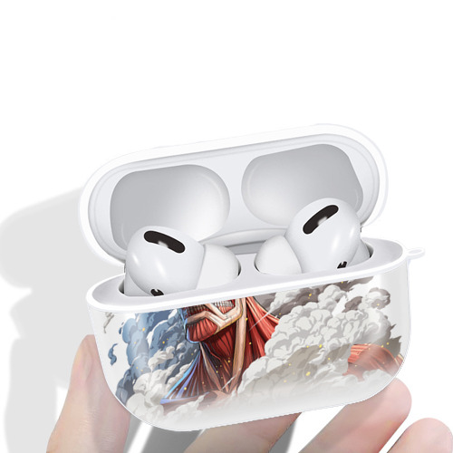 進撃の巨人 Attack on Titan 【AirPods Pro用】ハードシェル保護ケース 耐衝撃・防指紋・カラビナ付き商品仕様