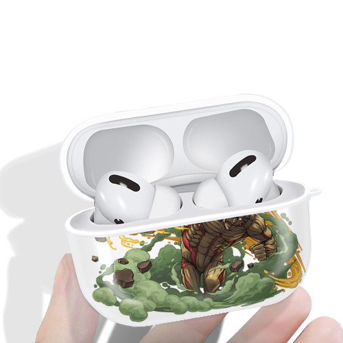 進撃の巨人 Attack on Titan 【AirPods Pro用】ハードシェル保護ケース 耐衝撃・防指紋・カラビナ付き商品仕様