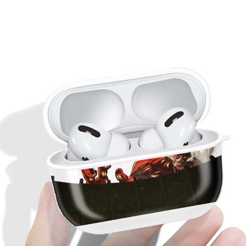 進撃の巨人 Attack on Titan 【AirPods Pro用】ハードシェル保護ケース 耐衝撃・防指紋・カラビナ付き商品仕様