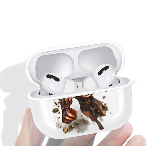 進撃の巨人 Attack on Titan 【AirPods Pro用】ハードシェル保護ケース 耐衝撃・防指紋・カラビナ付き商品仕様