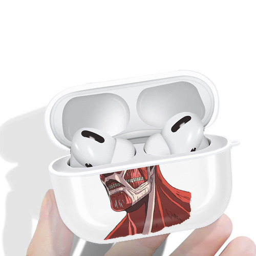 進撃の巨人 Attack on Titan 【AirPods Pro用】ハードシェル保護ケース 耐衝撃・防指紋・カラビナ付き商品仕様