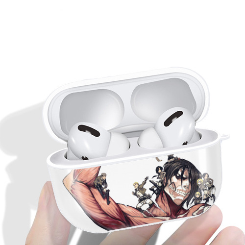 進撃の巨人 Attack on Titan 【AirPods Pro用】ハードシェル保護ケース 耐衝撃・防指紋・カラビナ付き商品仕様