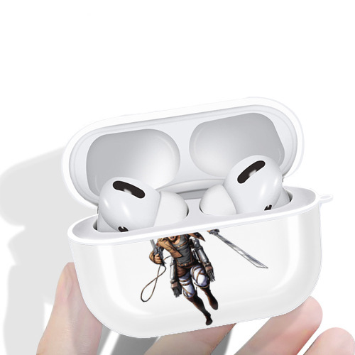 進撃の巨人 Attack on Titan 【AirPods Pro用】ハードシェル保護ケース 耐衝撃・防指紋・カラビナ付き商品仕様