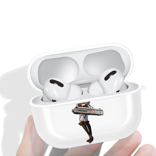 進撃の巨人 Attack on Titan 【AirPods Pro用】ハードシェル保護ケース 耐衝撃・防指紋・カラビナ付き商品仕様
