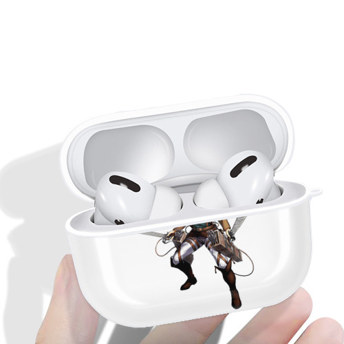 進撃の巨人 Attack on Titan 【AirPods Pro用】ハードシェル保護ケース 耐衝撃・防指紋・カラビナ付き商品仕様