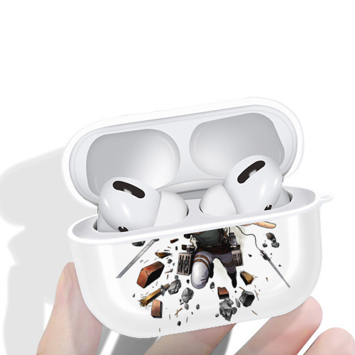 進撃の巨人 Attack on Titan 【AirPods Pro用】ハードシェル保護ケース 耐衝撃・防指紋・カラビナ付き商品仕様