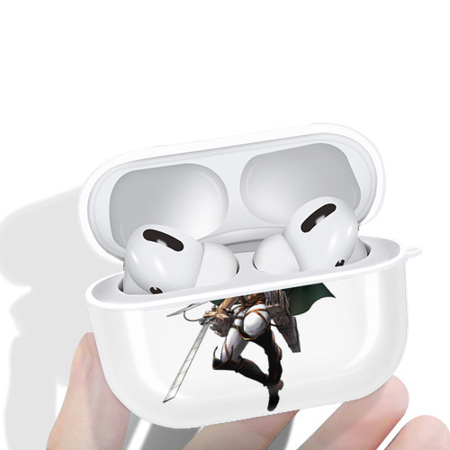 進撃の巨人 Attack on Titan 【AirPods Pro用】ハードシェル保護ケース 耐衝撃・防指紋・カラビナ付き商品仕様