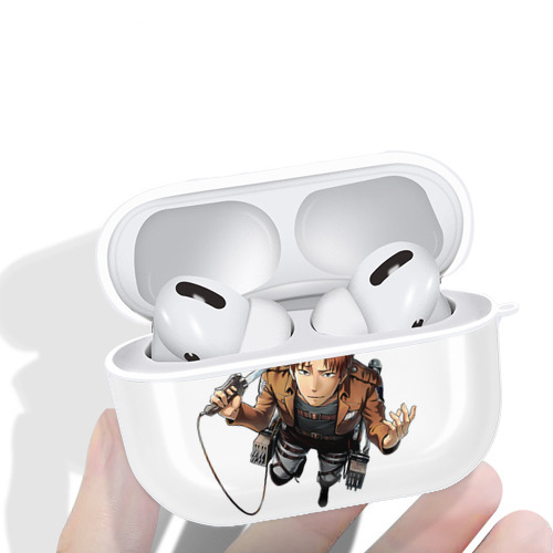進撃の巨人 Attack on Titan 【AirPods Pro用】ハードシェル保護ケース 耐衝撃・防指紋・カラビナ付き商品仕様