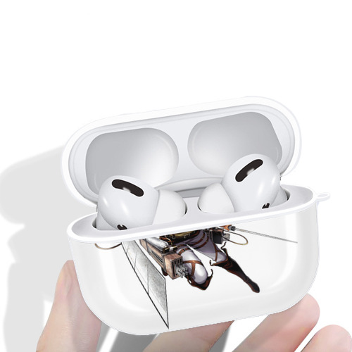 進撃の巨人 Attack on Titan 【AirPods Pro用】ハードシェル保護ケース 耐衝撃・防指紋・カラビナ付き商品仕様