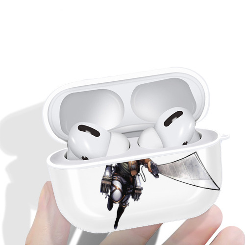 進撃の巨人 Attack on Titan 【AirPods Pro用】ハードシェル保護ケース 耐衝撃・防指紋・カラビナ付き商品仕様