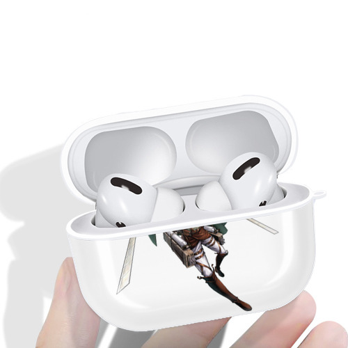 進撃の巨人 Attack on Titan 【AirPods Pro用】ハードシェル保護ケース 耐衝撃・防指紋・カラビナ付き商品仕様