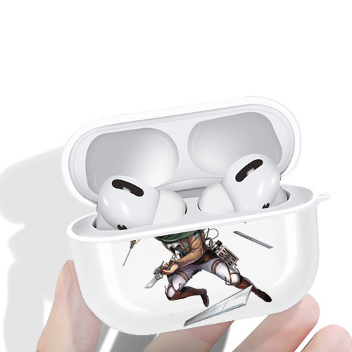 進撃の巨人 Attack on Titan 【AirPods Pro用】ハードシェル保護ケース 耐衝撃・防指紋・カラビナ付き商品仕様