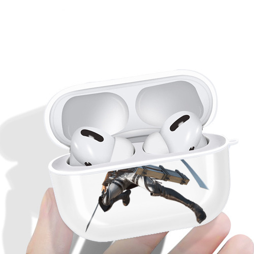 進撃の巨人 Attack on Titan 【AirPods Pro用】ハードシェル保護ケース 耐衝撃・防指紋・カラビナ付き商品仕様