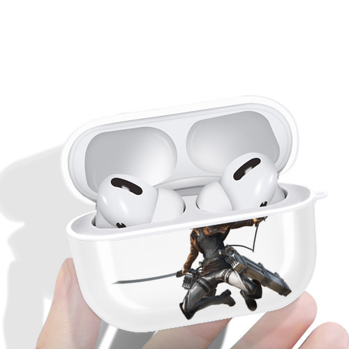 進撃の巨人 Attack on Titan 【AirPods Pro用】ハードシェル保護ケース 耐衝撃・防指紋・カラビナ付き商品仕様