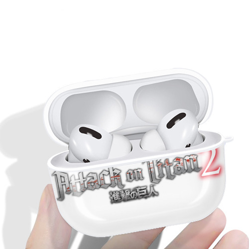 進撃の巨人 Attack on Titan 【AirPods Pro用】ハードシェル保護ケース 耐衝撃・防指紋・カラビナ付き商品仕様