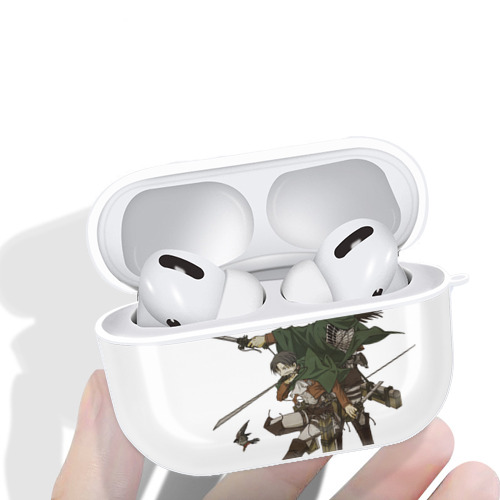 進撃の巨人 Attack on Titan 【AirPods Pro用】ハードシェル保護ケース 耐衝撃・防指紋・カラビナ付き商品仕様