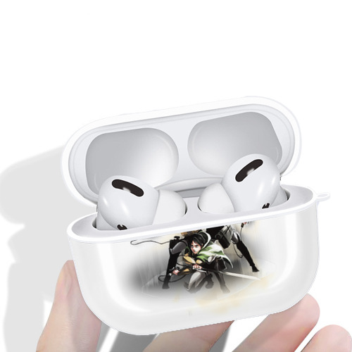 進撃の巨人 Attack on Titan 【AirPods Pro用】ハードシェル保護ケース 耐衝撃・防指紋・カラビナ付き商品仕様