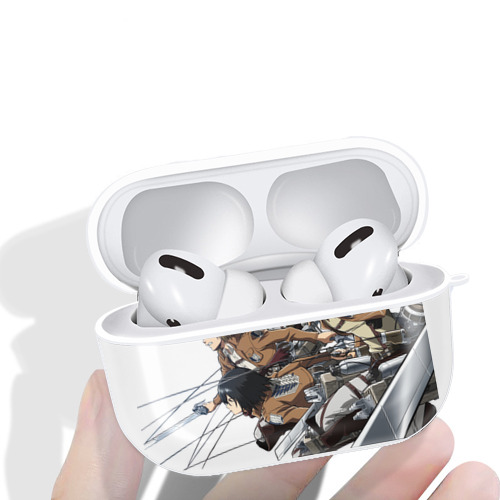 進撃の巨人 Attack on Titan 【AirPods Pro用】ハードシェル保護ケース 耐衝撃・防指紋・カラビナ付き商品仕様