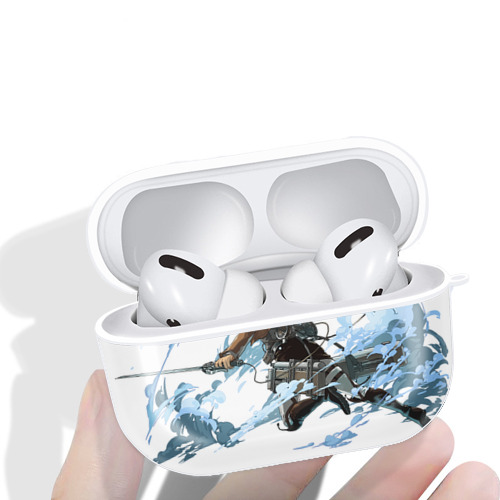 進撃の巨人 Attack on Titan 【AirPods Pro用】ハードシェル保護ケース 耐衝撃・防指紋・カラビナ付き商品仕様