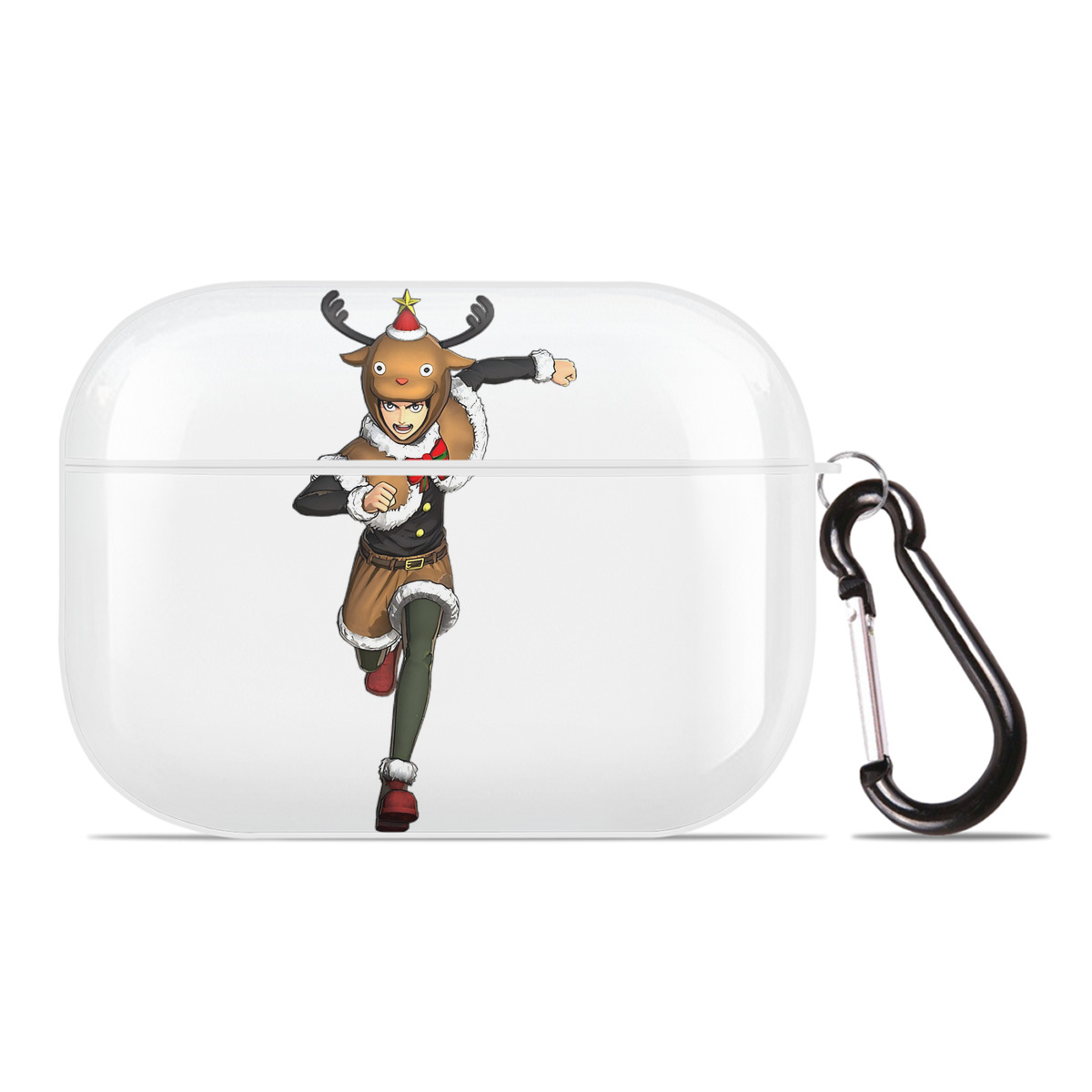 （画像用） 進撃の巨人 エレン･イェーガー Attack on Titan Eren Jäger 【AirPods Pro用】ハードシェル保護ケース 耐衝撃・防指紋・カラビナ付き商品仕様