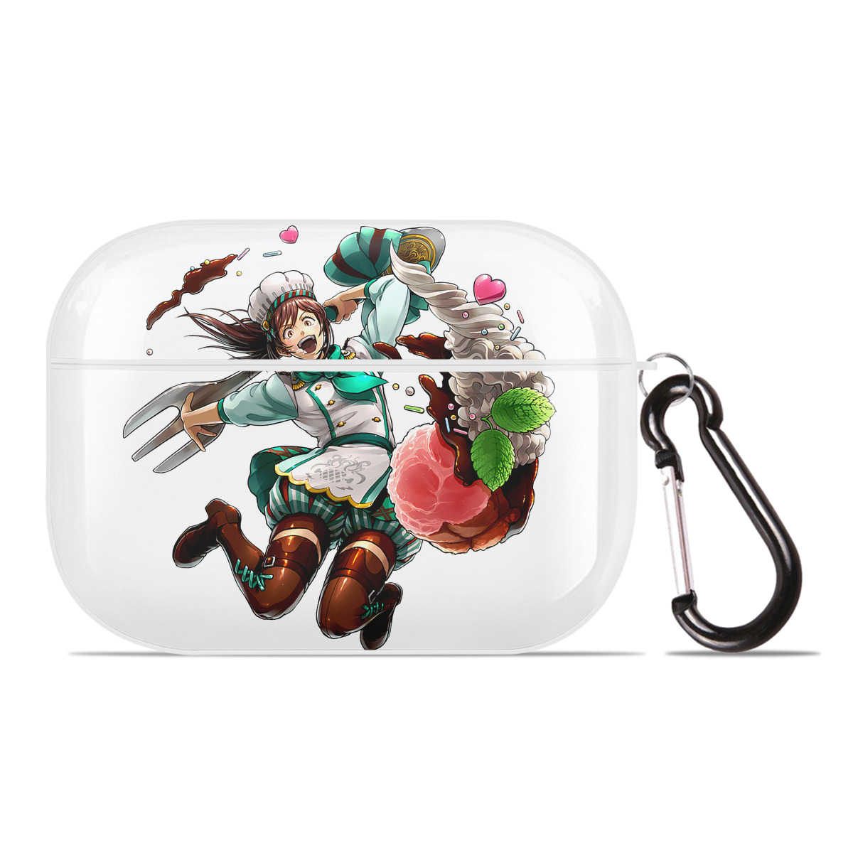 （画像用） 進撃の巨人 サシャ·ブラウス Attack on Titan Sasha Blaus 【AirPods Pro用】ハードシェル保護ケース 耐衝撃・防指紋・カラビナ付き商品仕様