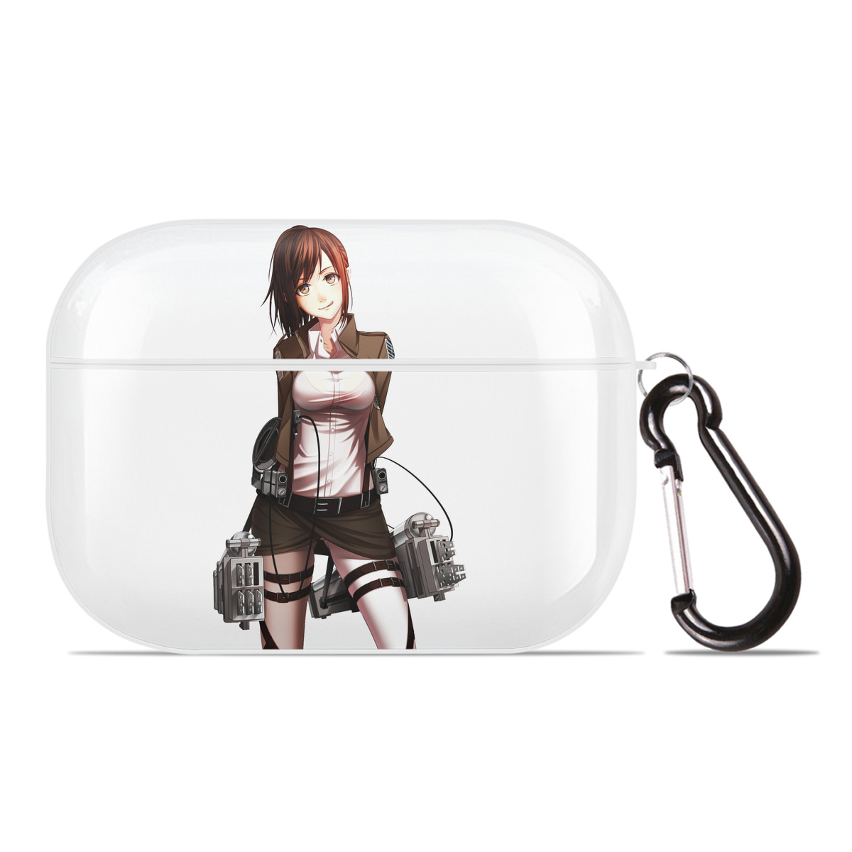 （画像用） 進撃の巨人 サシャ·ブラウス Attack on Titan Sasha Blaus 【AirPods Pro用】ハードシェル保護ケース 耐衝撃・防指紋・カラビナ付き商品仕様