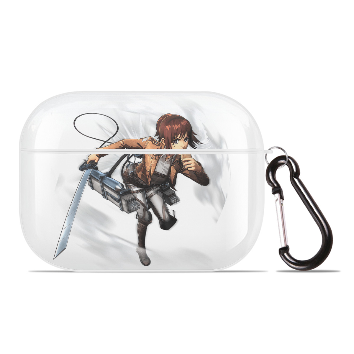 （画像用） 進撃の巨人 サシャ·ブラウス Attack on Titan Sasha Blaus 【AirPods Pro用】ハードシェル保護ケース 耐衝撃・防指紋・カラビナ付き商品仕様
