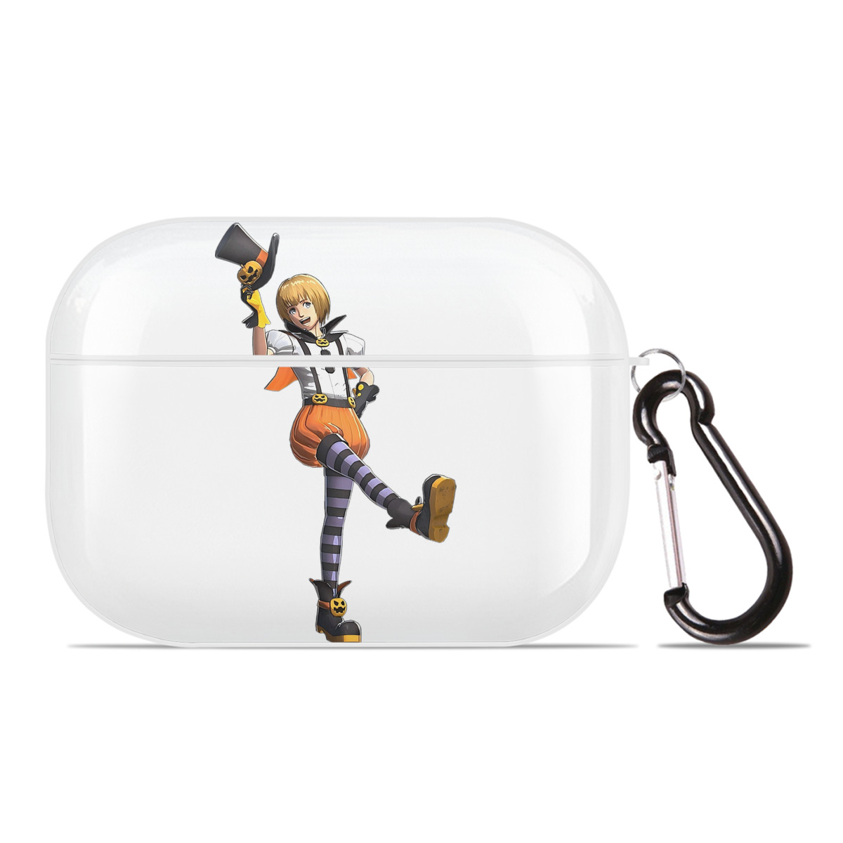 （画像用） 進撃の巨人 アルミン·アルレルト Attack on Titan Armin Arlert 【AirPods Pro用】ハードシェル保護ケース 耐衝撃・防指紋・カラビナ付き商品仕様