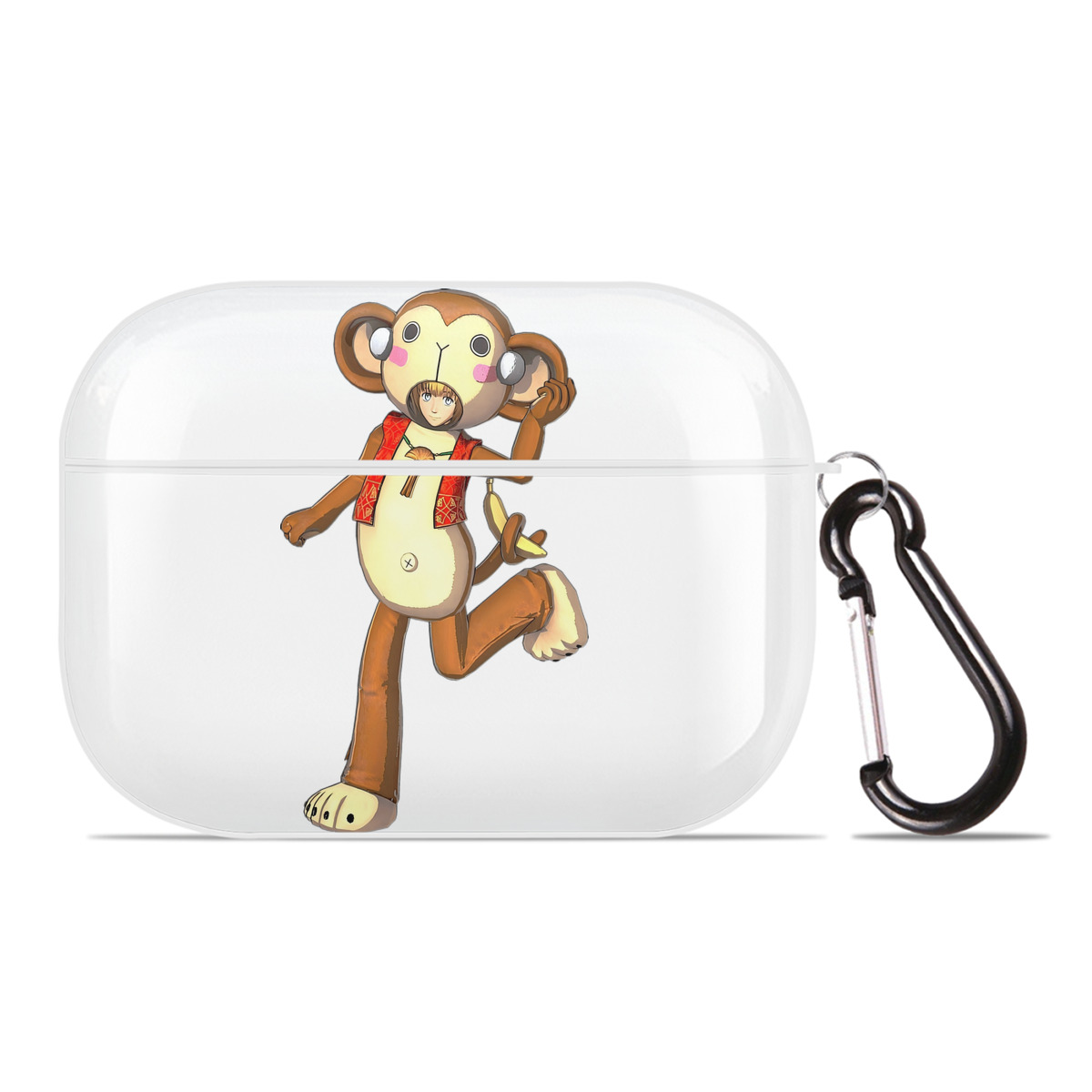 （画像用） 進撃の巨人 アルミン·アルレルト Attack on Titan Armin Arlert 【AirPods Pro用】ハードシェル保護ケース 耐衝撃・防指紋・カラビナ付き商品仕様