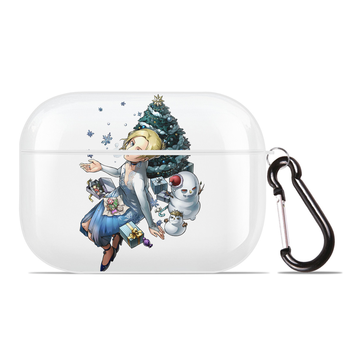 （画像用） 進撃の巨人 アニ・レオンハート Attack on Titan Annie Leonhart 【AirPods Pro用】ハードシェル保護ケース 耐衝撃・防指紋・カラビナ付き商品仕様
