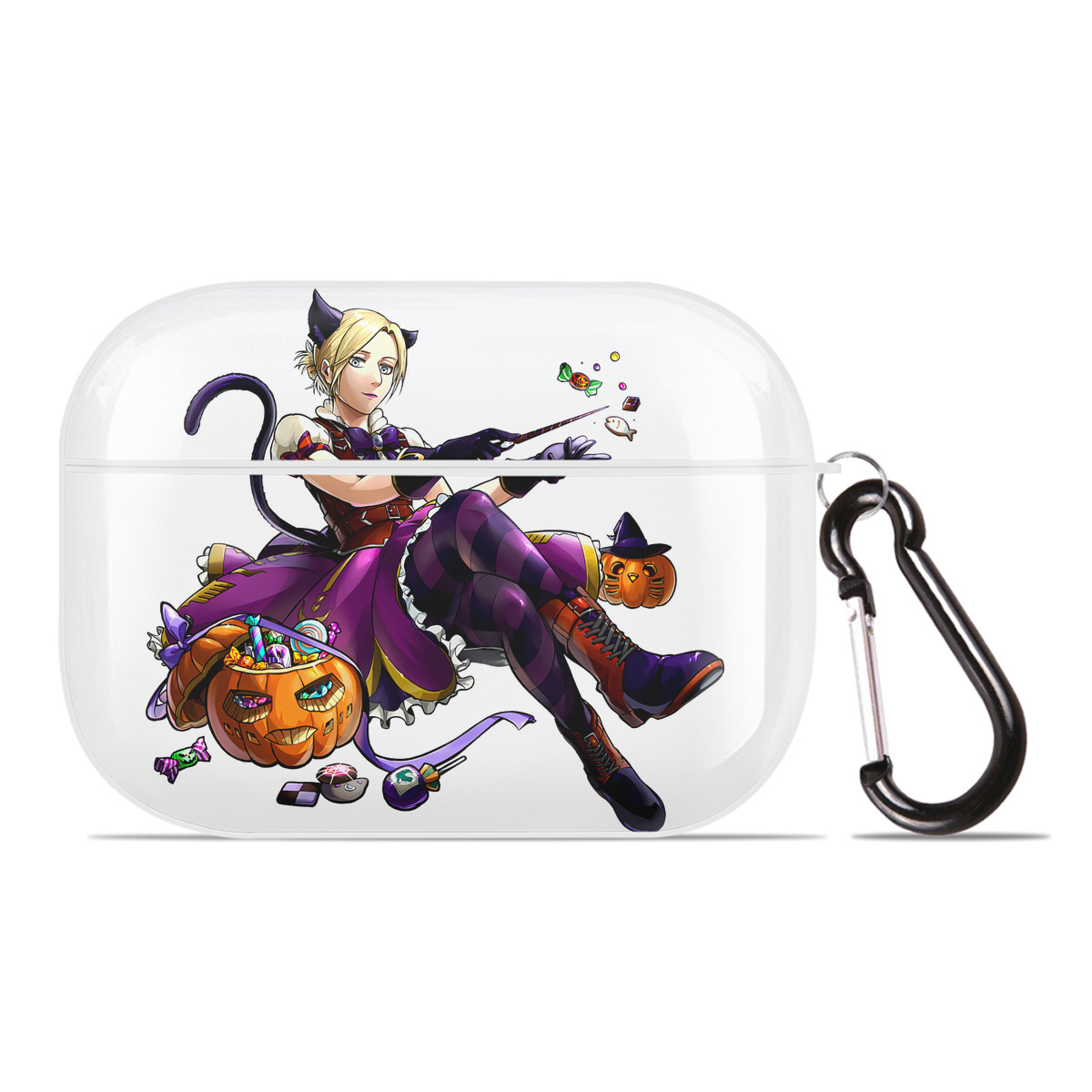 （画像用） 進撃の巨人 アニ・レオンハート Attack on Titan Annie Leonhart 【AirPods Pro用】ハードシェル保護ケース 耐衝撃・防指紋・カラビナ付き商品仕様