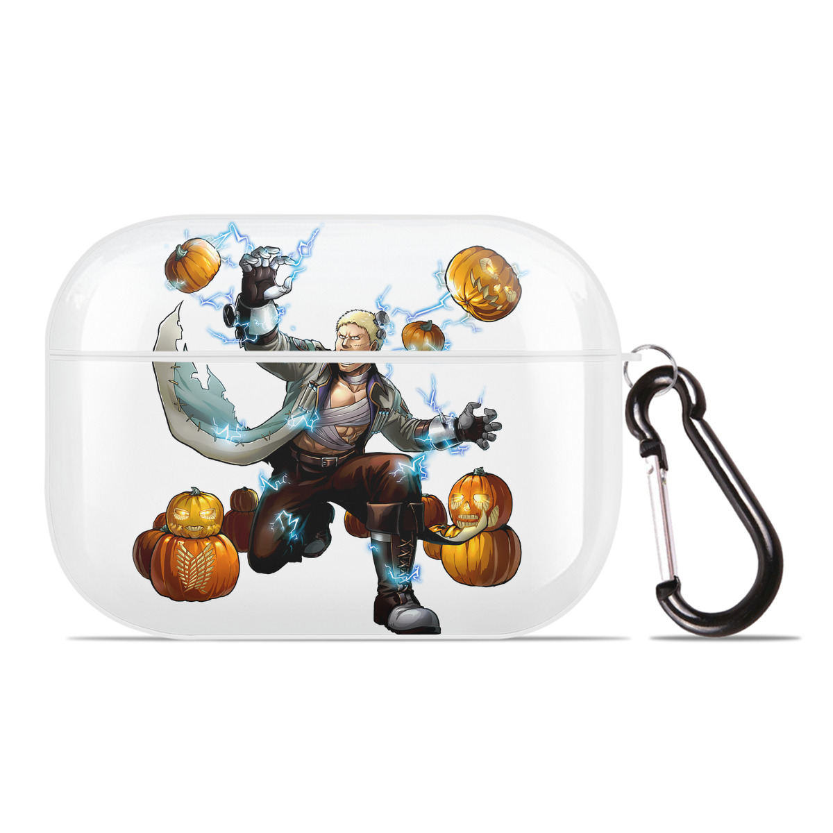 （画像用） 進撃の巨人 ライナー・ブラウン Attack on Titan Reiner Braun 【AirPods Pro用】ハードシェル保護ケース 耐衝撃・防指紋・カラビナ付き商品仕様