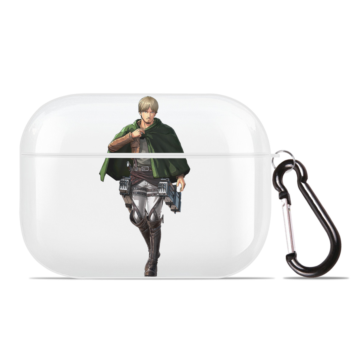 （画像用） 進撃の巨人 ミケ·ザカリアス Attack on Titan Mike Zakarius 【AirPods Pro用】ハードシェル保護ケース 耐衝撃・防指紋・カラビナ付き商品仕様