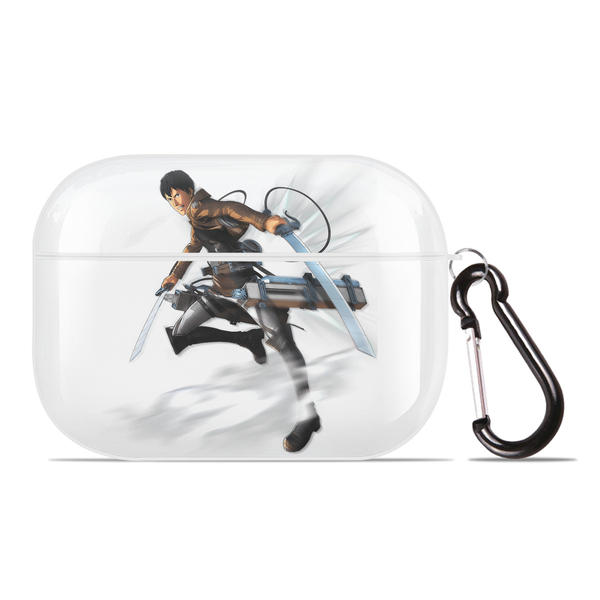 （画像用） 進撃の巨人 ベルトルト・フーバー Attack on Titan Bertholdt Hoover 【AirPods Pro用】ハードシェル保護ケース 耐衝撃・防指紋・カラビナ付き商品仕様