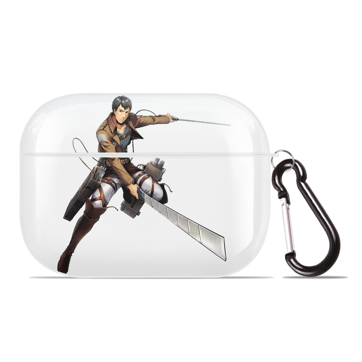 （画像用） 進撃の巨人 ベルトルト・フーバー Attack on Titan Bertholdt Hoover 【AirPods Pro用】ハードシェル保護ケース 耐衝撃・防指紋・カラビナ付き商品仕様
